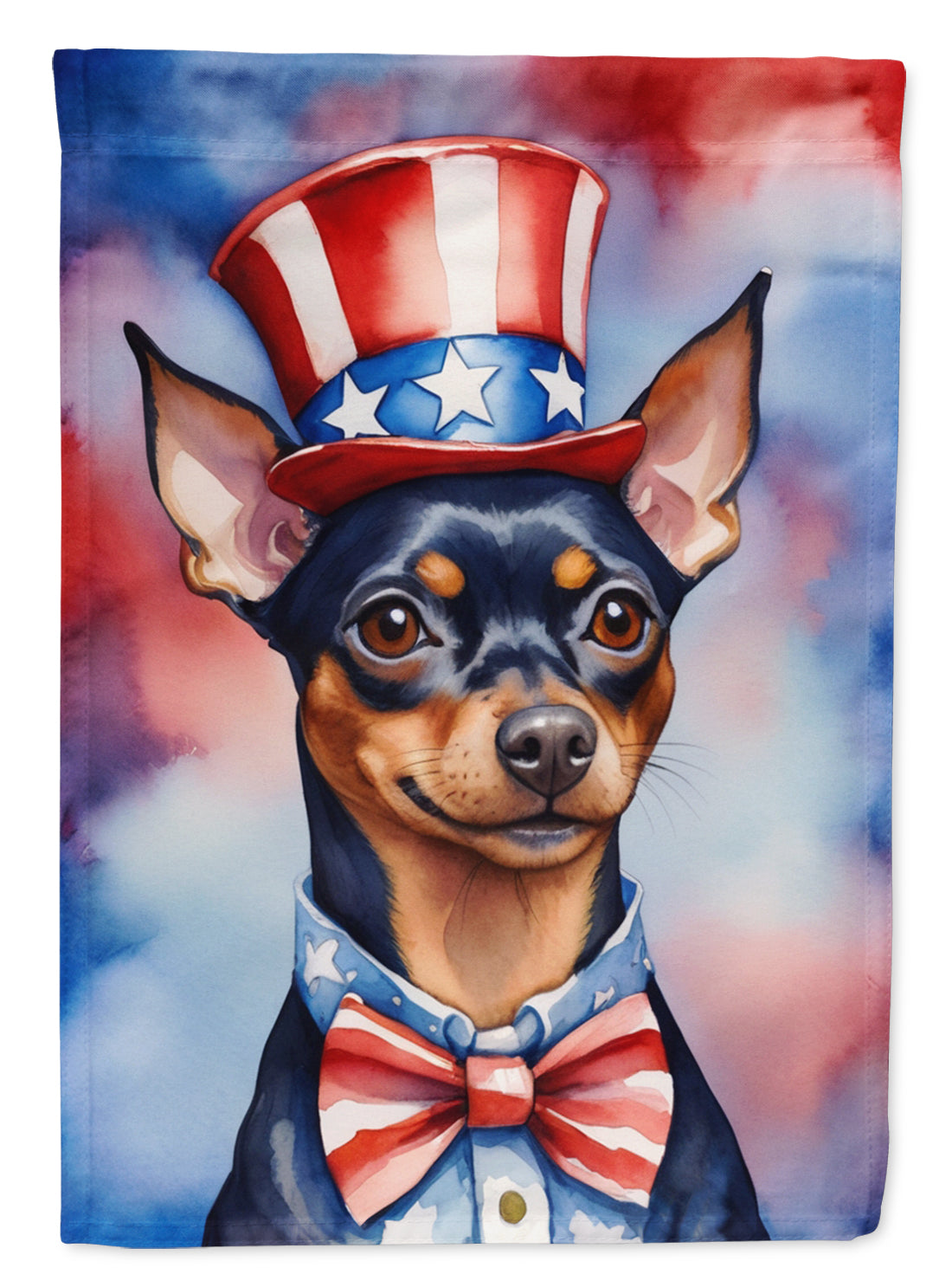 Buy this Miniature Pinscher Patriotic American Garden Flag