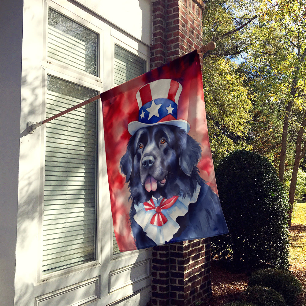 Buy this Newfoundland Patriotic American House Flag