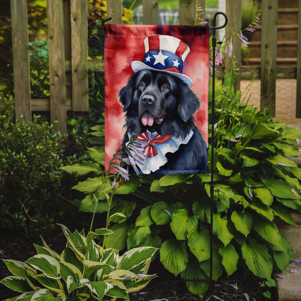 Buy this Newfoundland Patriotic American Garden Flag