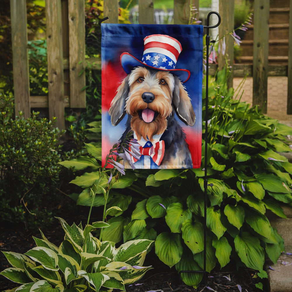 Otterhound Patriotic American Garden Flag