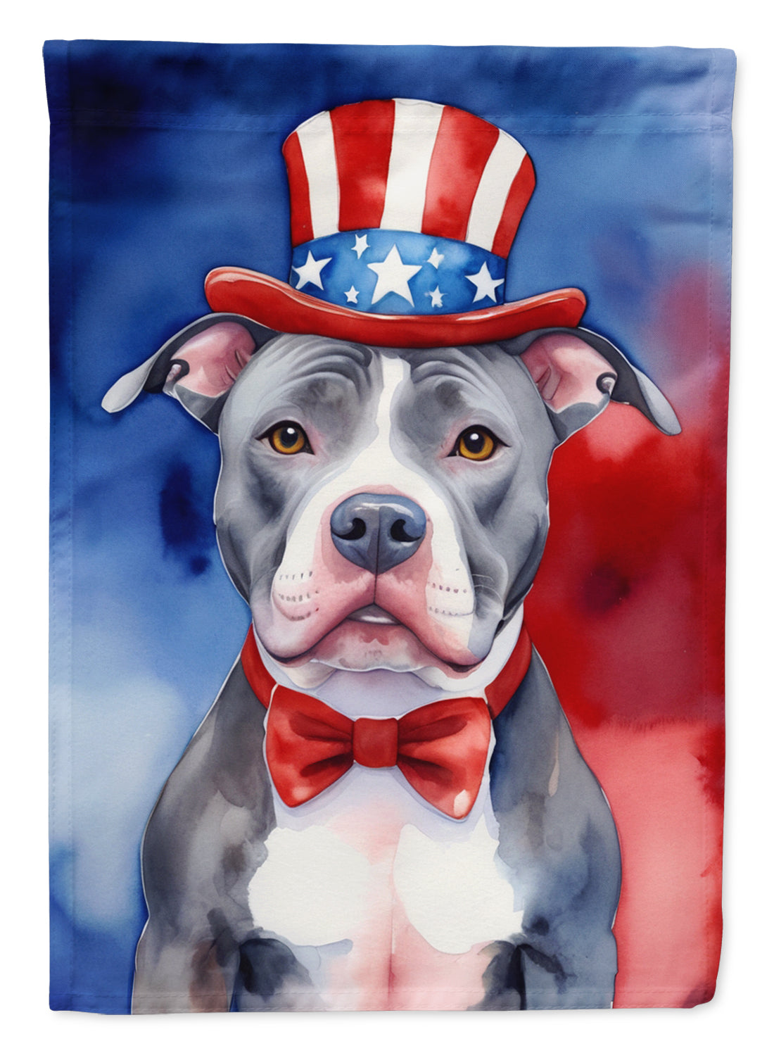 Buy this Pit Bull Terrier Patriotic American Garden Flag