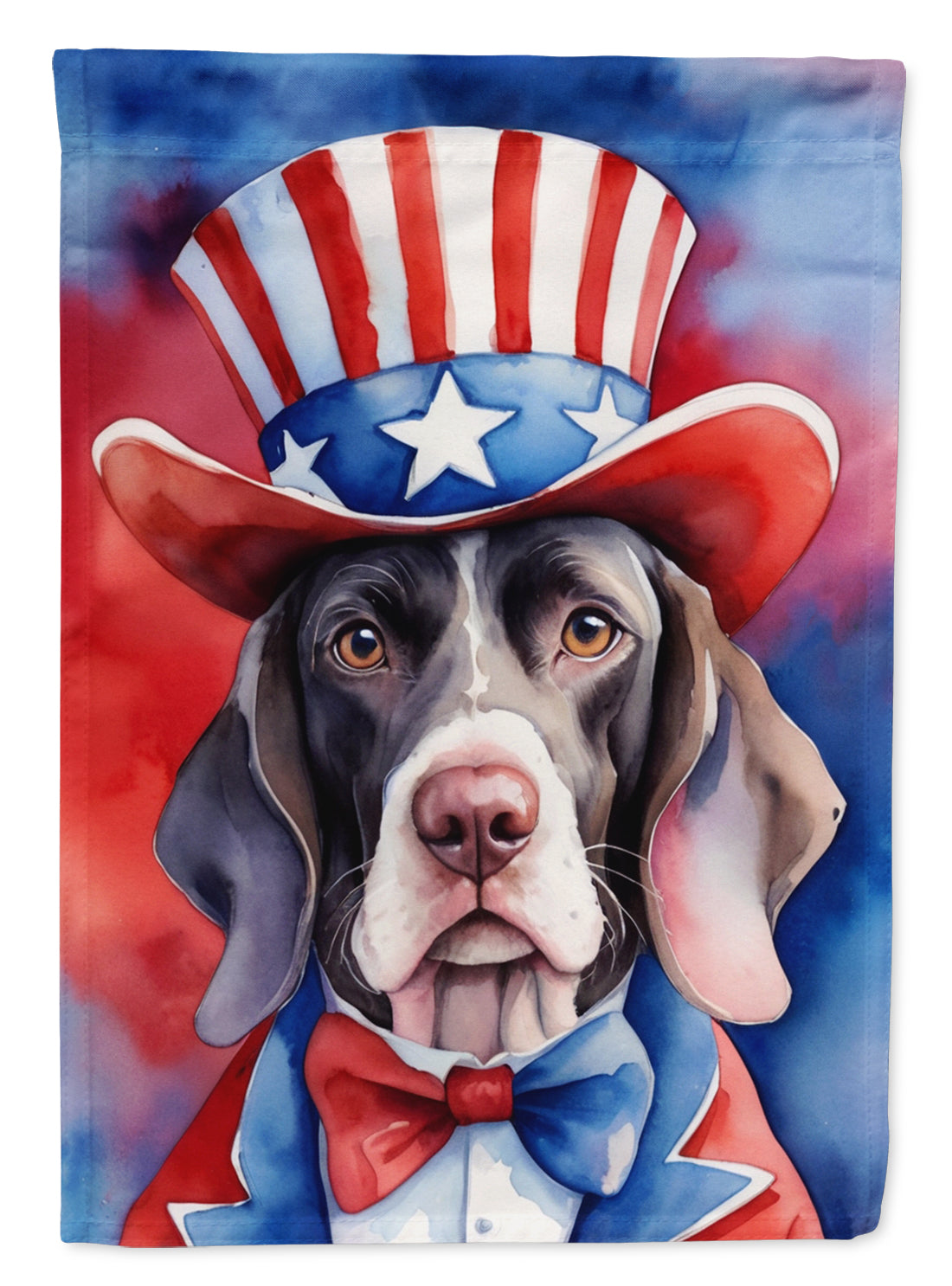 Buy this Pointer Patriotic American Garden Flag