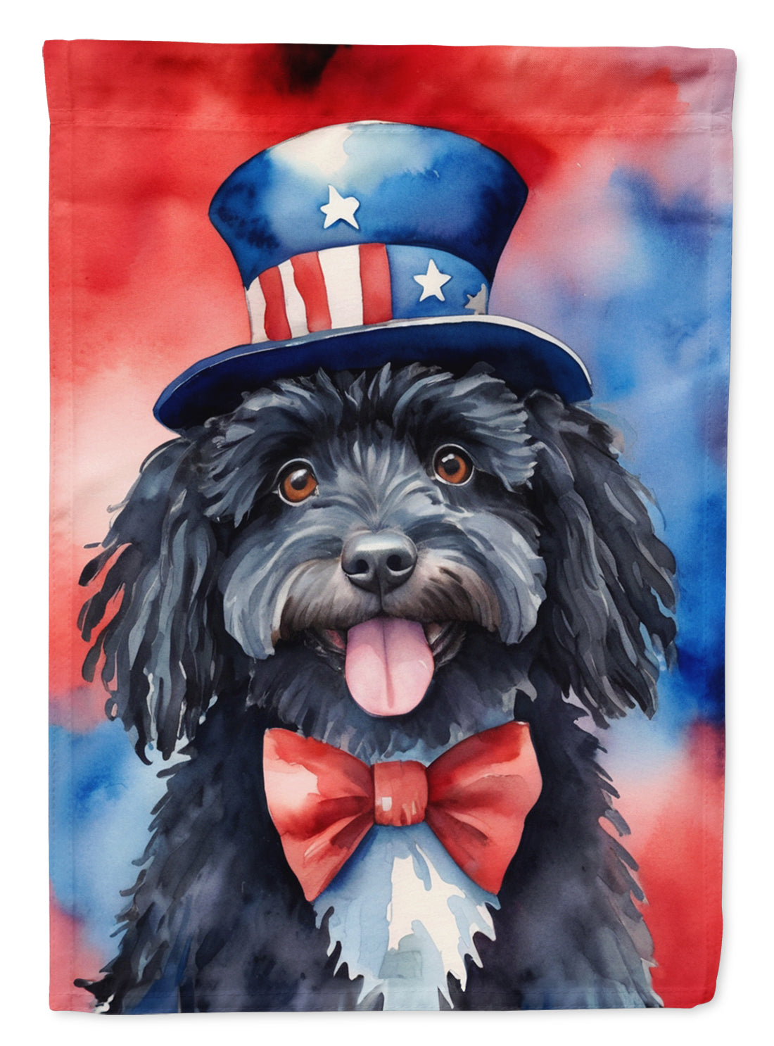 Buy this Puli Patriotic American House Flag