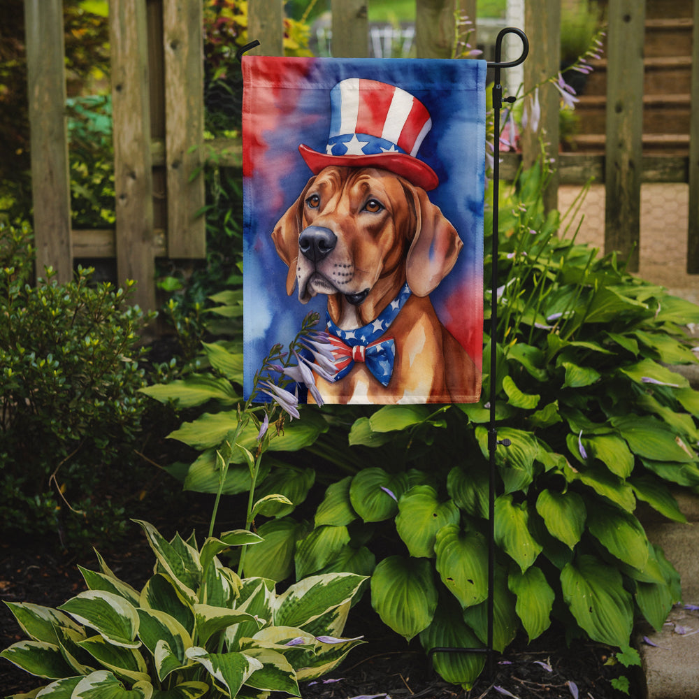 Buy this Rhodesian Ridgeback Patriotic American Garden Flag