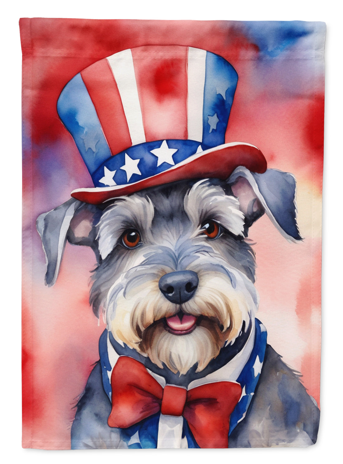 Buy this Schnauzer Patriotic American Garden Flag