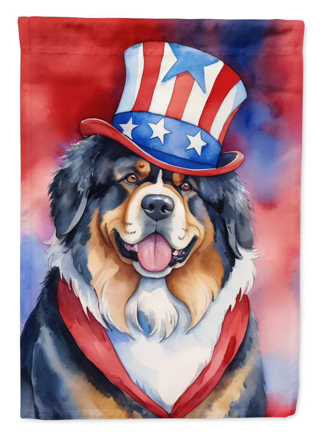 Buy this Tibetan Mastiff Patriotic American Garden Flag