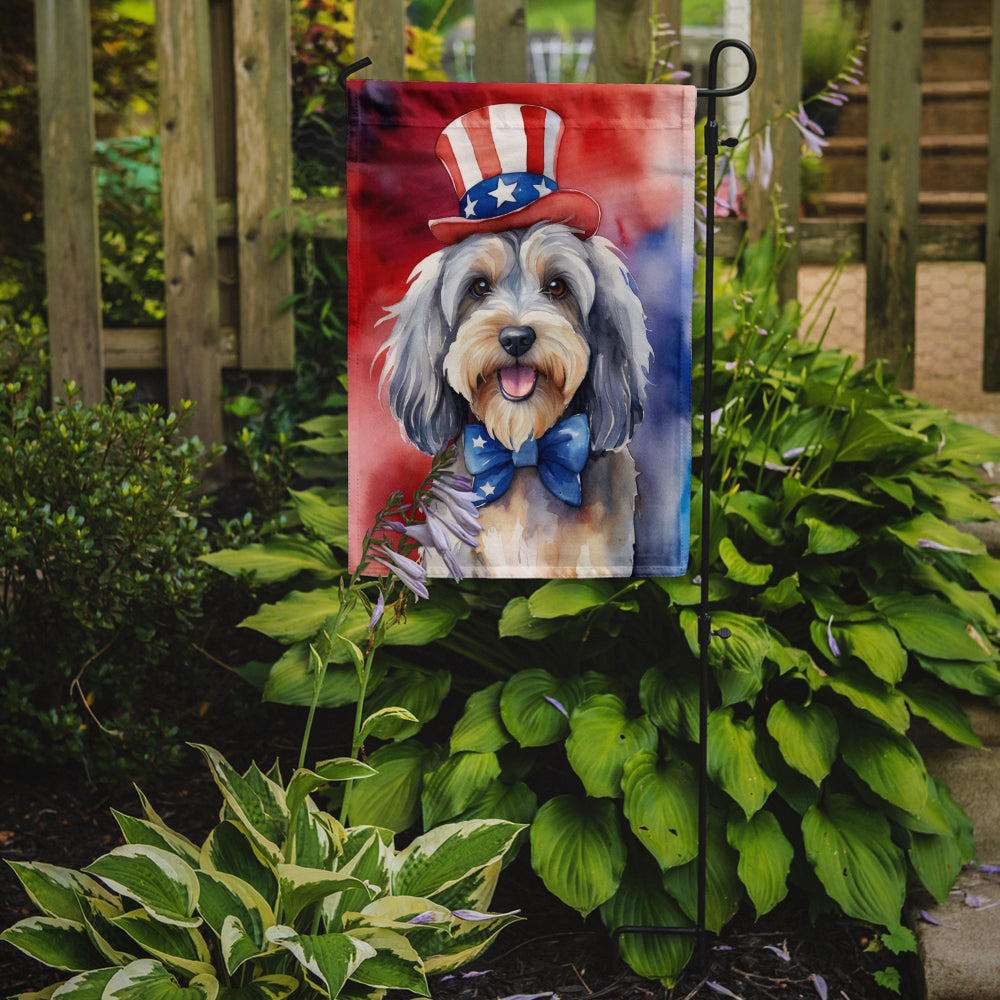 Tibetan Terrier Patriotic American Garden Flag