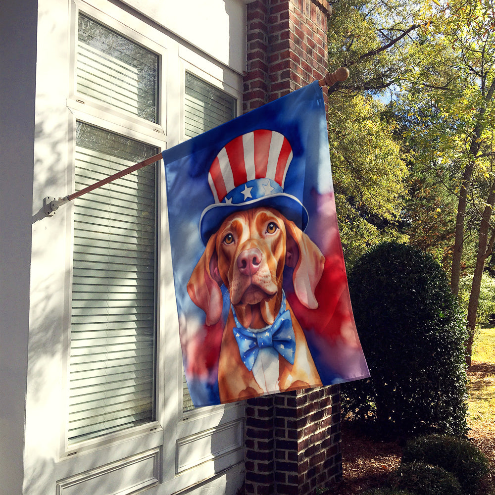 Buy this Vizsla Patriotic American House Flag