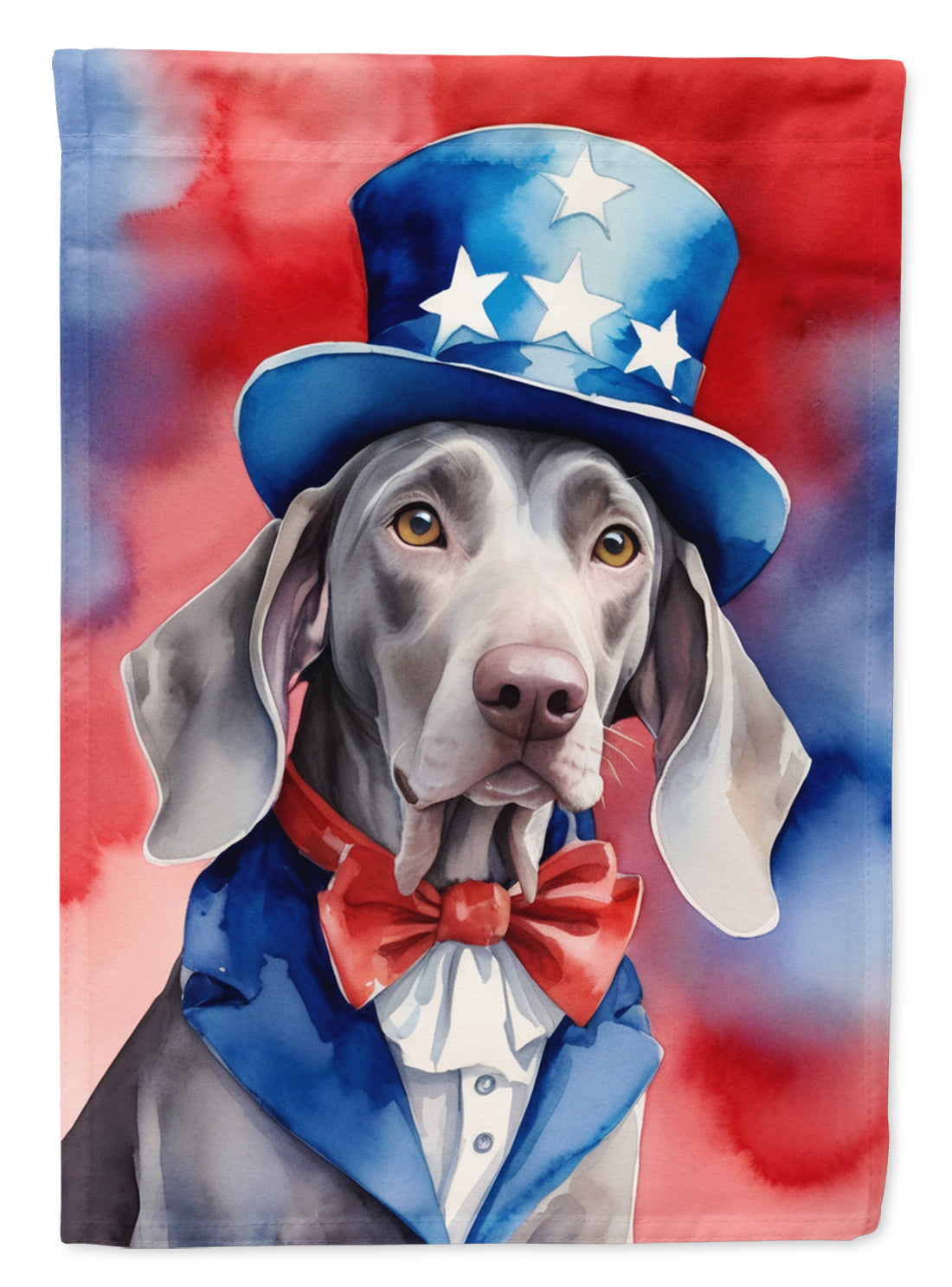 Buy this Weimaraner Patriotic American Garden Flag