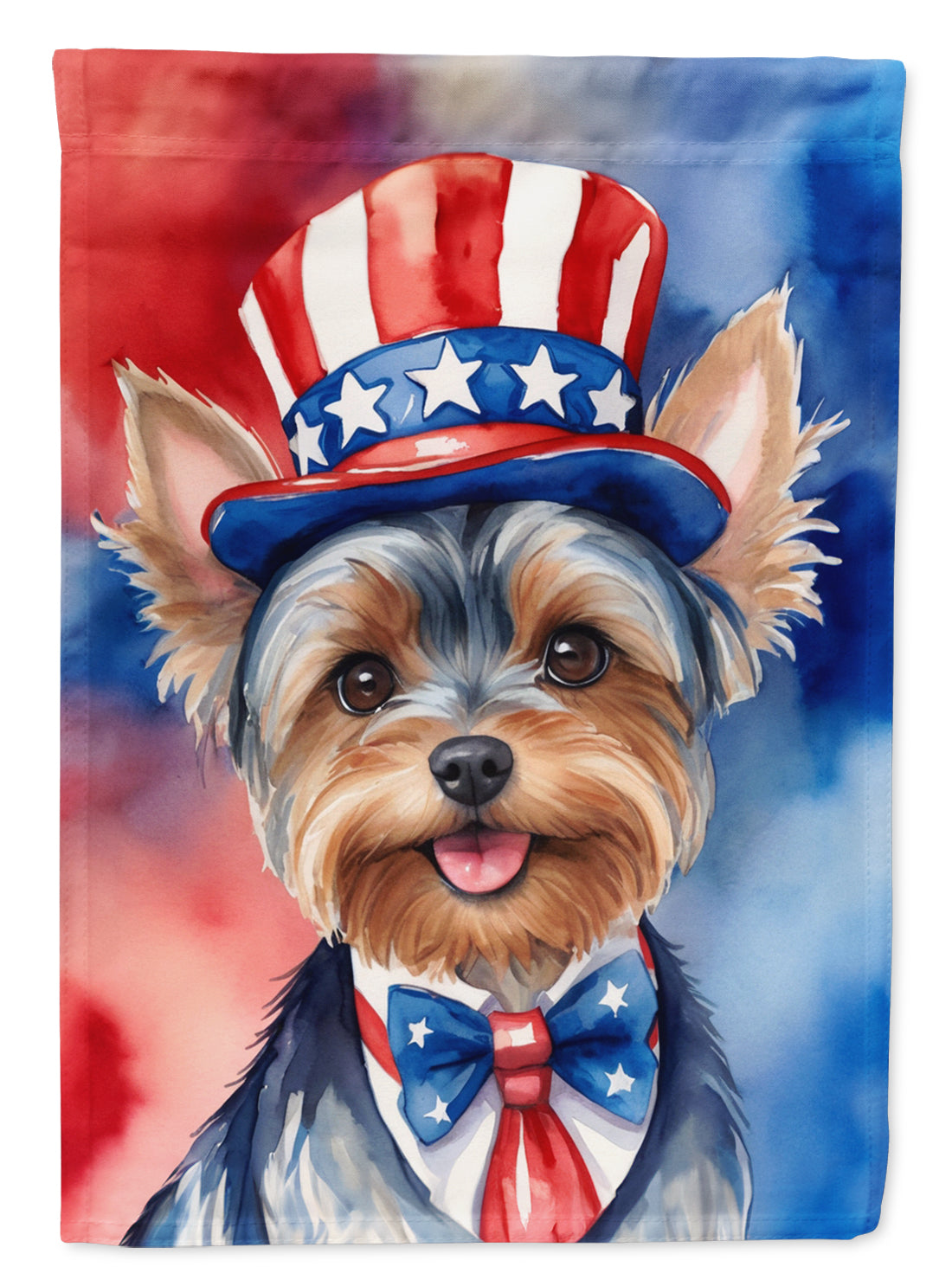 Buy this Yorkshire Terrier Patriotic American House Flag