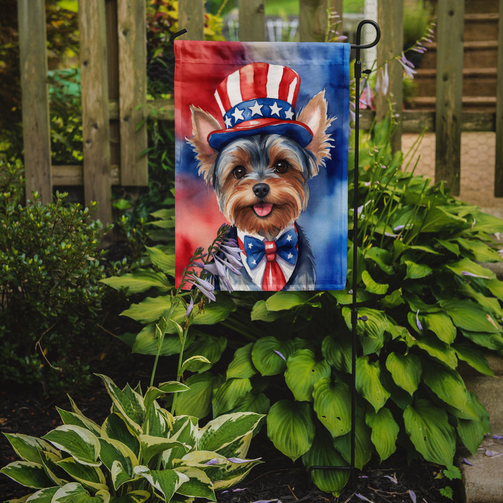 Buy this Yorkshire Terrier Patriotic American Garden Flag