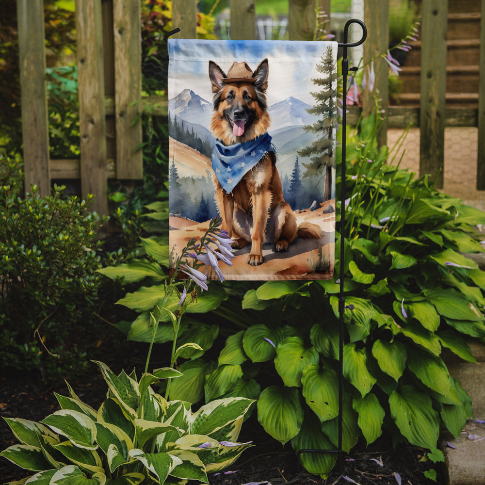 Buy this Belgian Tervuren Cowboy Welcome Garden Flag