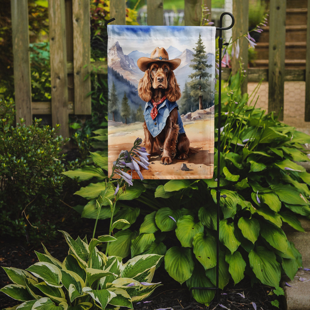 Buy this English Cocker Spaniel Cowboy Welcome Garden Flag