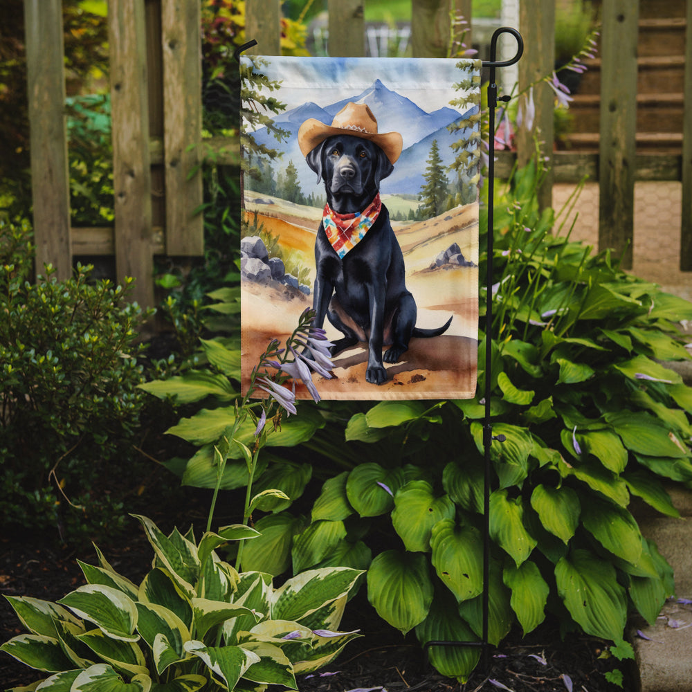 Buy this Labrador Retriever Cowboy Welcome Garden Flag