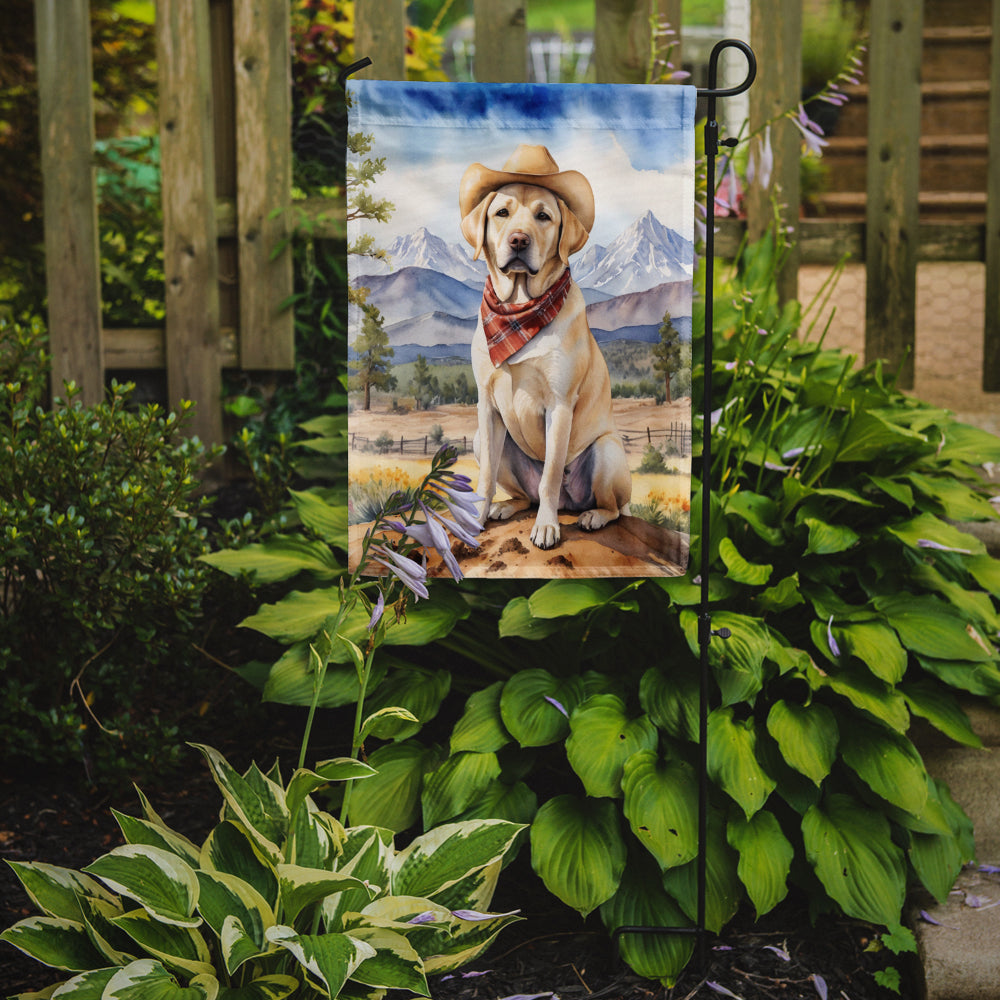 Buy this Labrador Retriever Cowboy Welcome Garden Flag