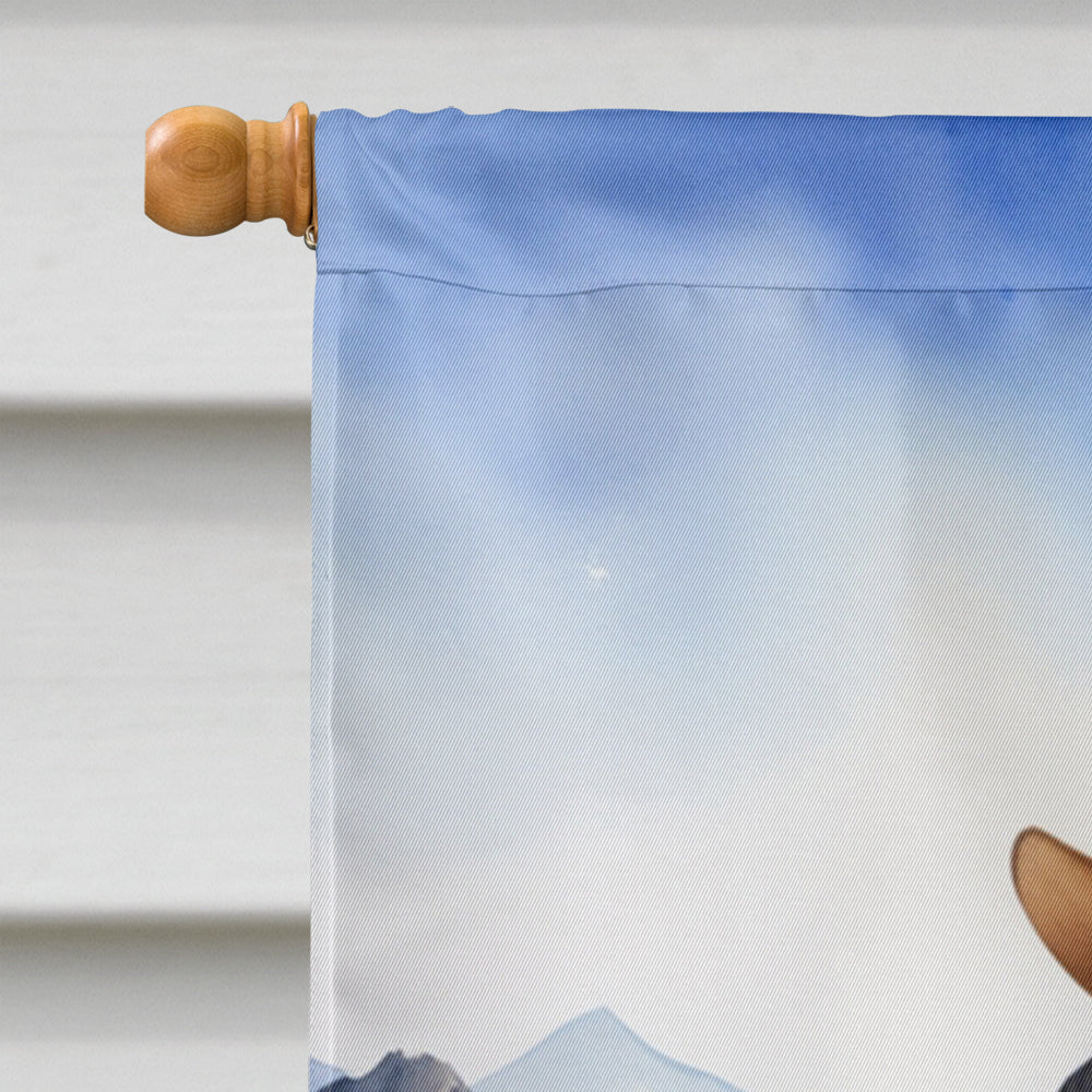 Mastiff Cowboy Welcome House Flag