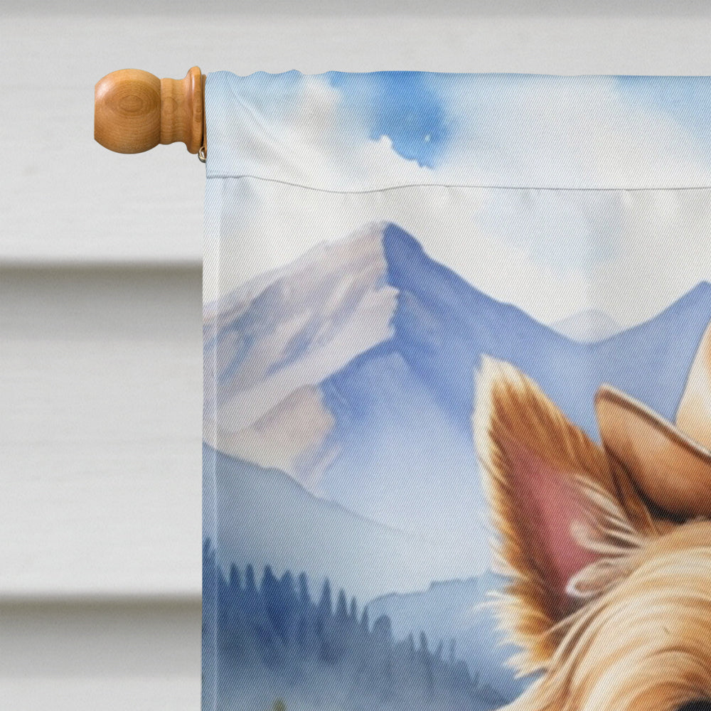 Norwich Terrier Cowboy Welcome House Flag