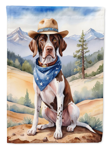 Buy this Pointer Cowboy Welcome Garden Flag