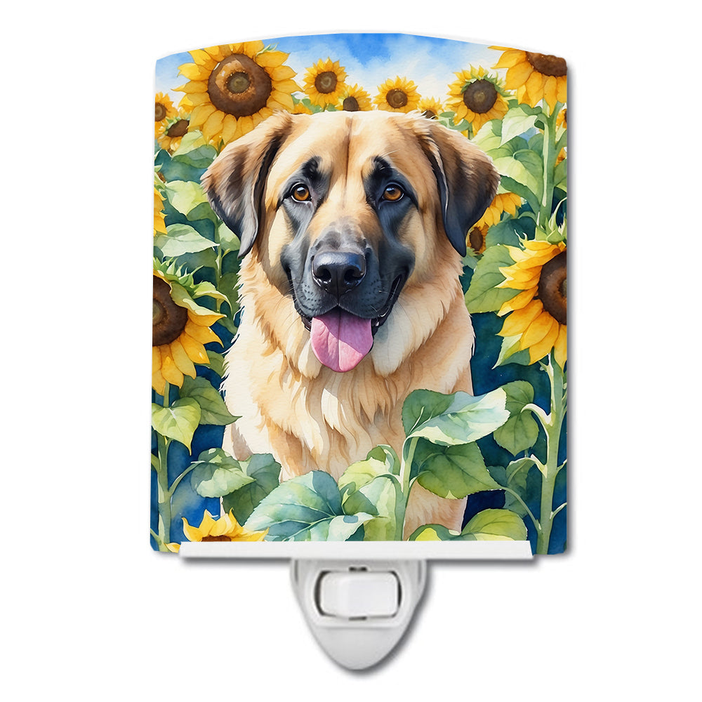 Buy this Anatolian Shepherd in Sunflowers Ceramic Night Light