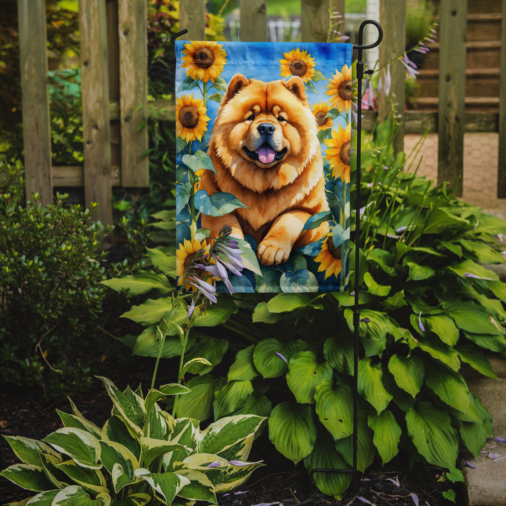 Buy this Chow Chow in Sunflowers Garden Flag