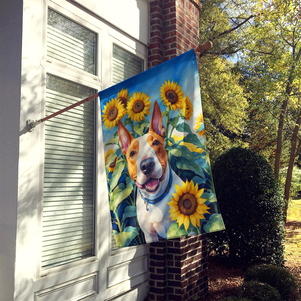 Buy this English Bull Terrier in Sunflowers House Flag