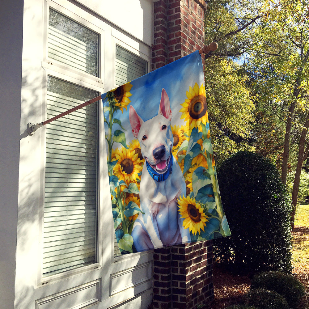 Buy this English Bull Terrier in Sunflowers House Flag