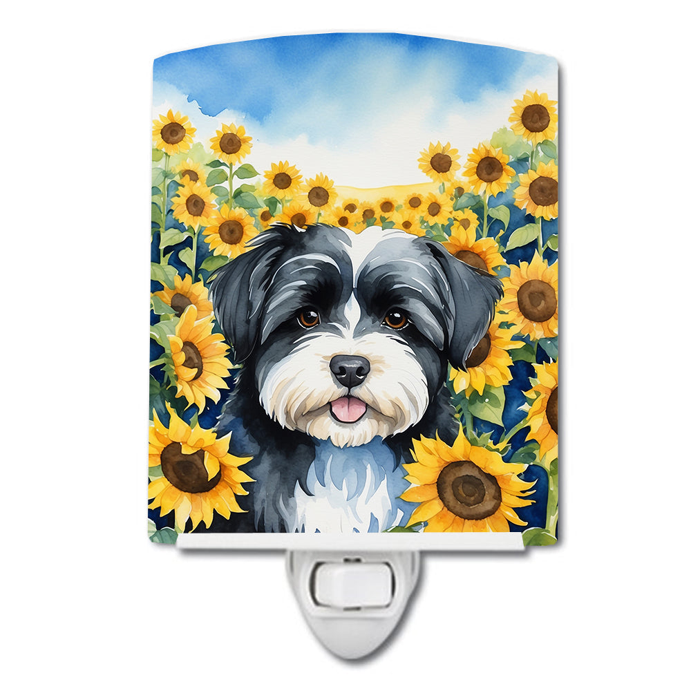 Buy this Havanese in Sunflowers Ceramic Night Light