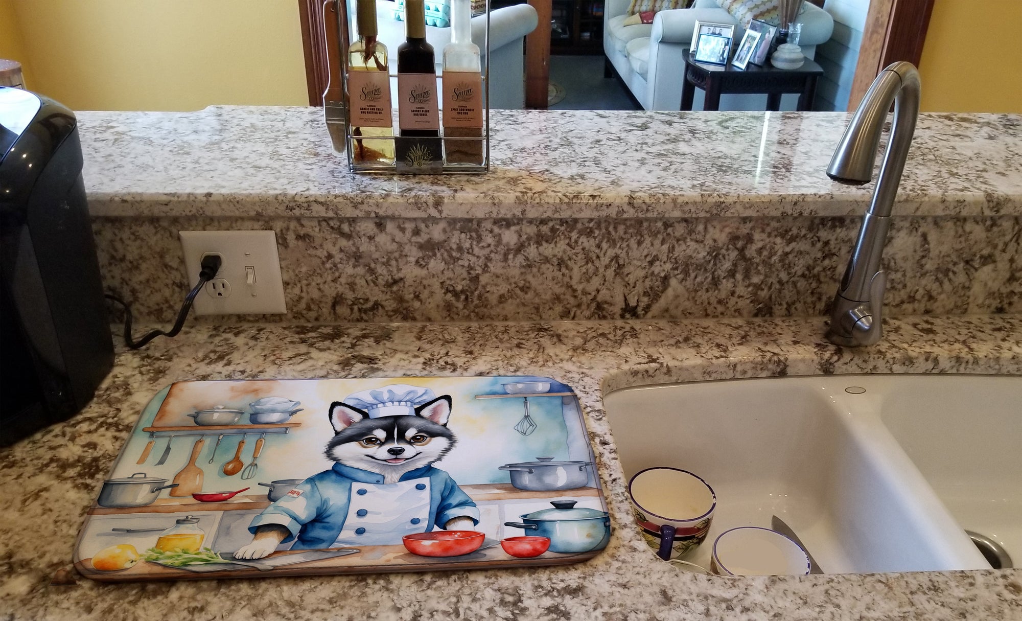 Buy this Alaskan Klee Kai The Chef Dish Drying Mat