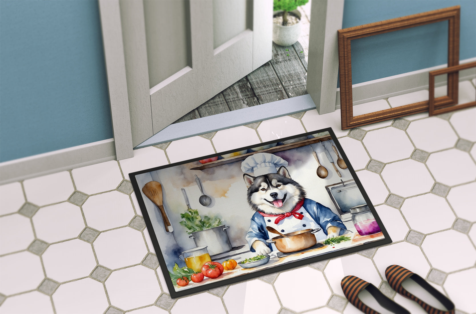 Alaskan Malamute The Chef Doormat