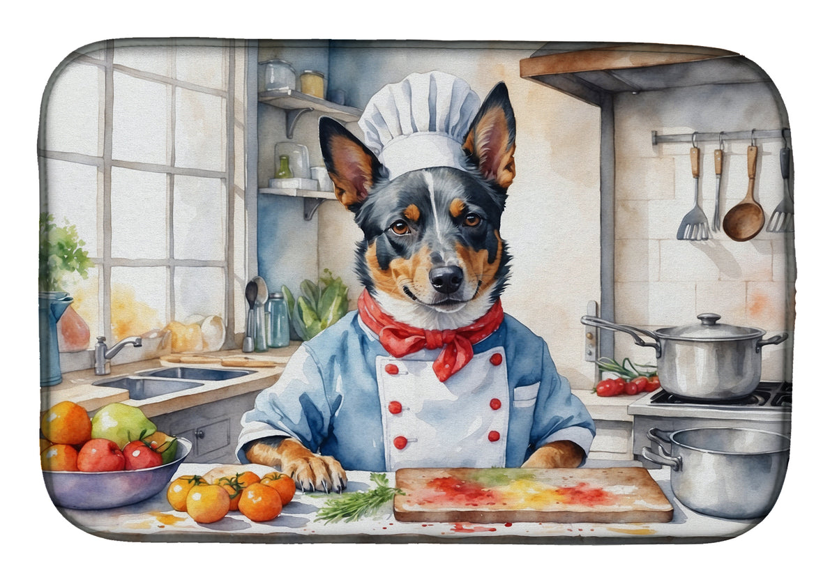 Buy this Australian Cattle Dog The Chef Dish Drying Mat