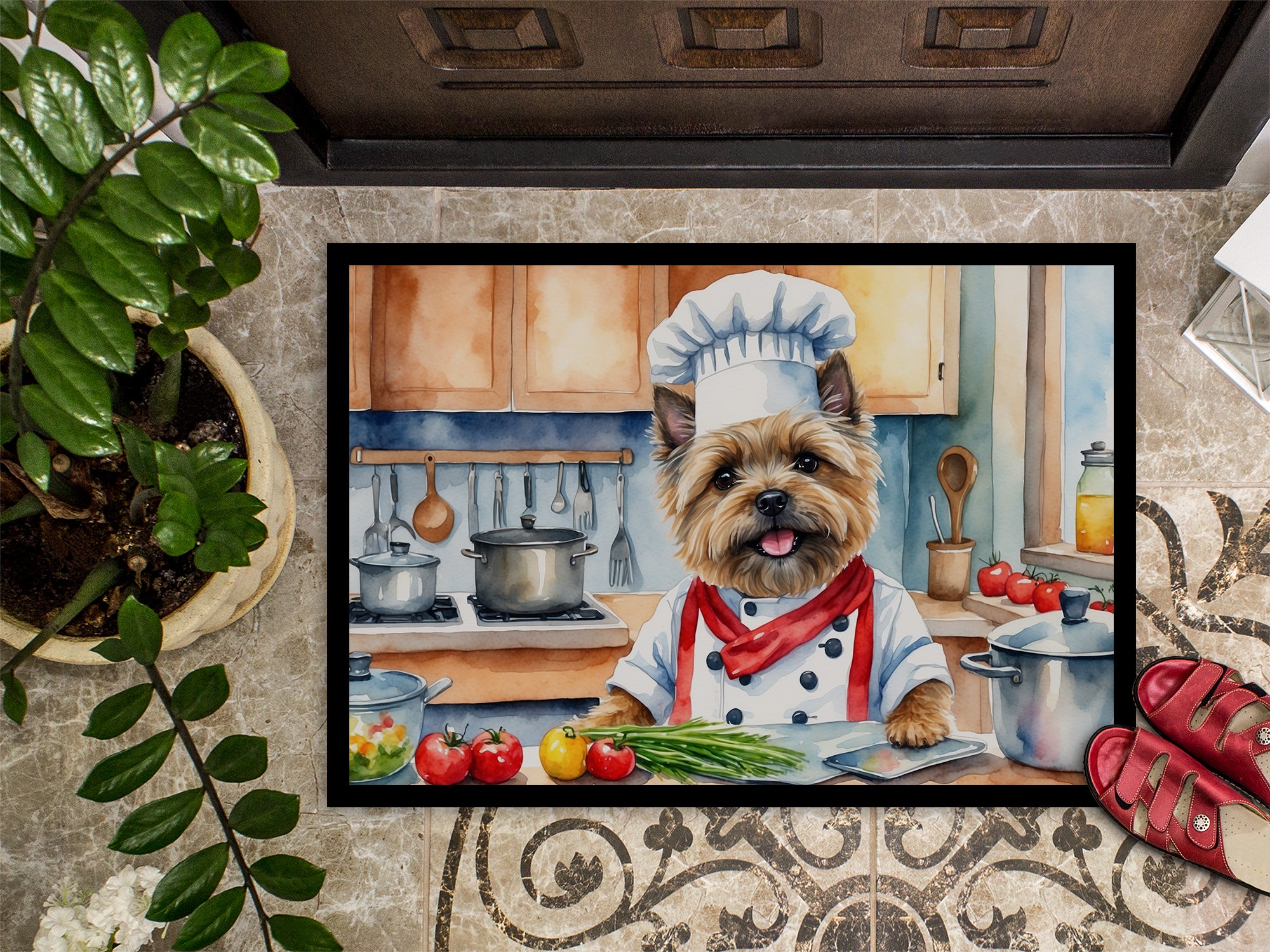 Cairn Terrier The Chef Doormat