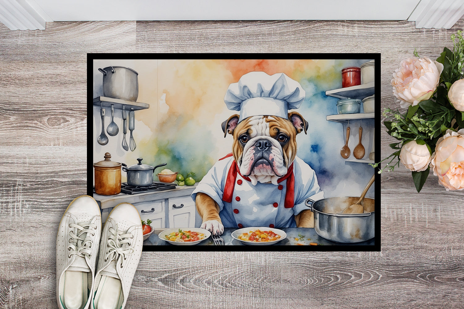 Buy this English Bulldog The Chef Doormat