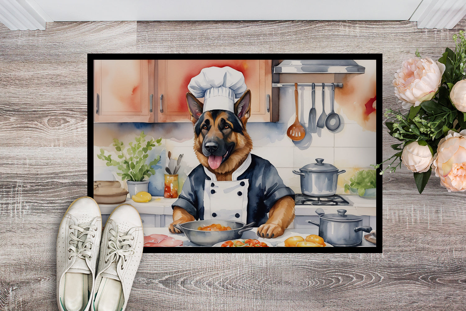 Buy this German Shepherd The Chef Doormat