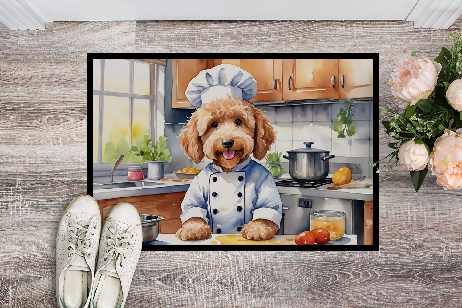 Buy this Goldendoodle The Chef Doormat