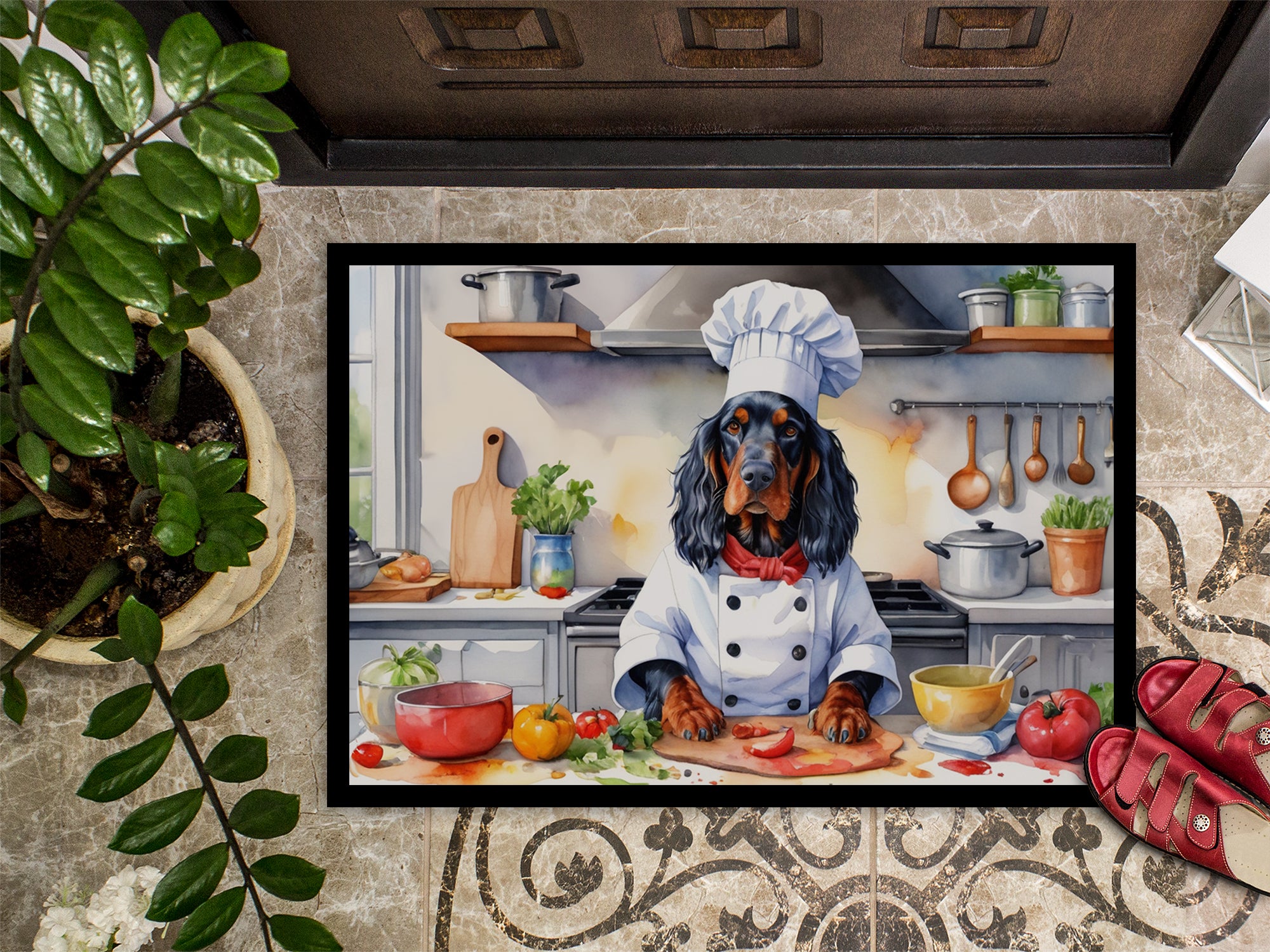 Gordon Setter The Chef Doormat