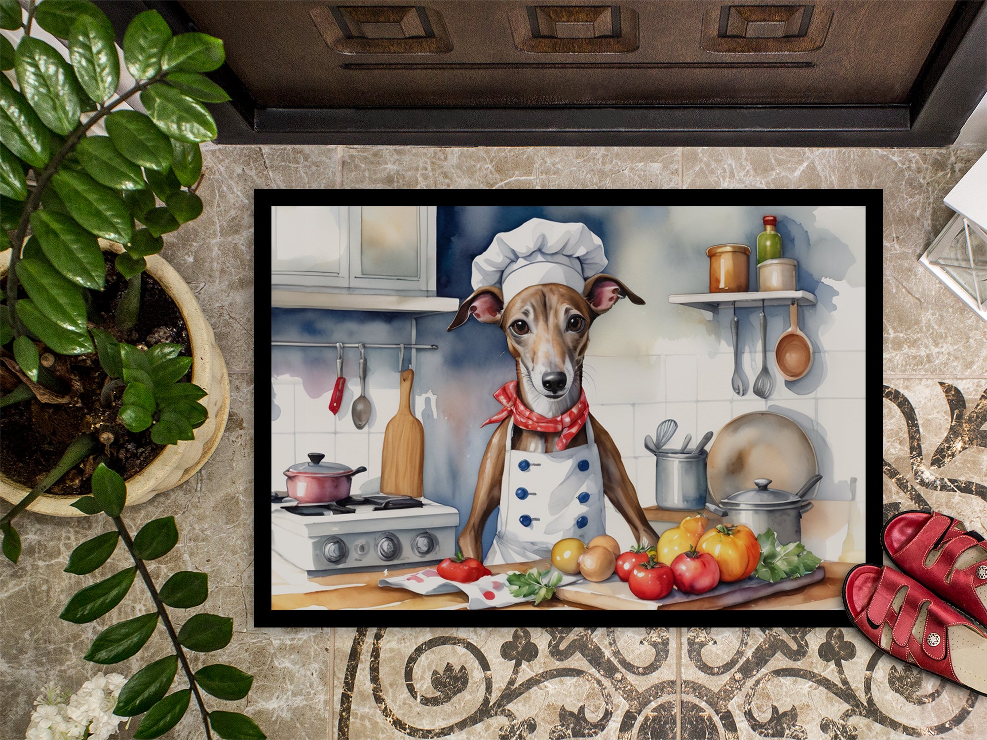 Greyhound The Chef Doormat