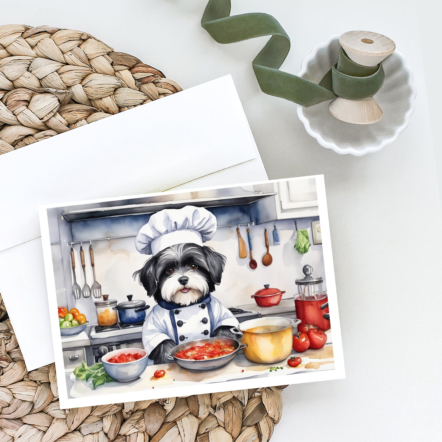 Buy this Havanese The Chef Greeting Cards Pack of 8