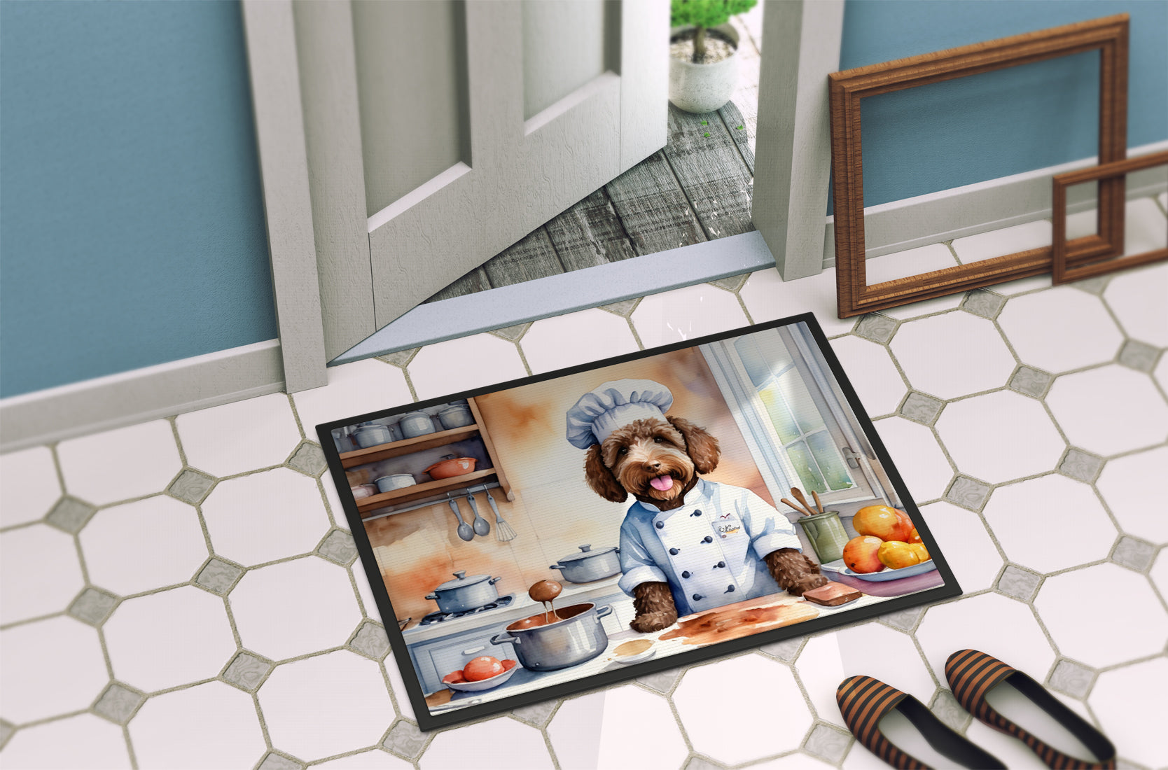 Labradoodle The Chef Doormat