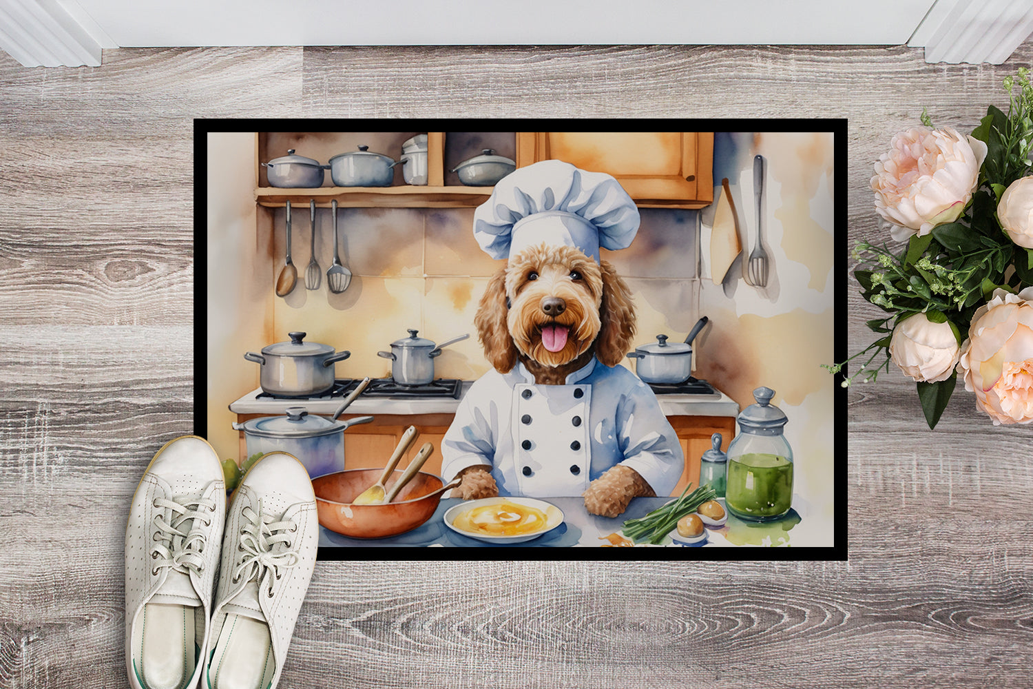 Labradoodle The Chef Doormat