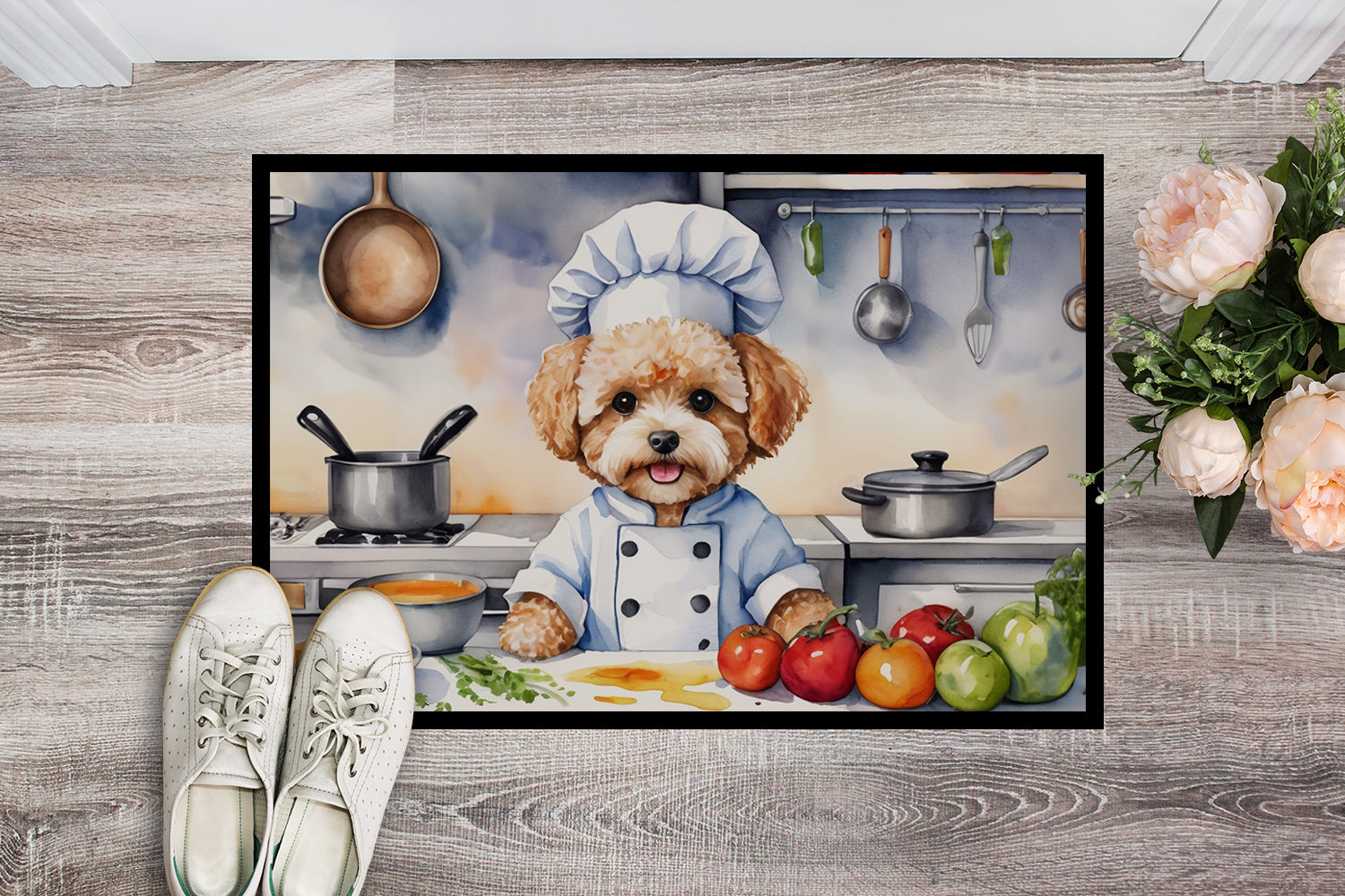 Maltipoo The Chef Doormat