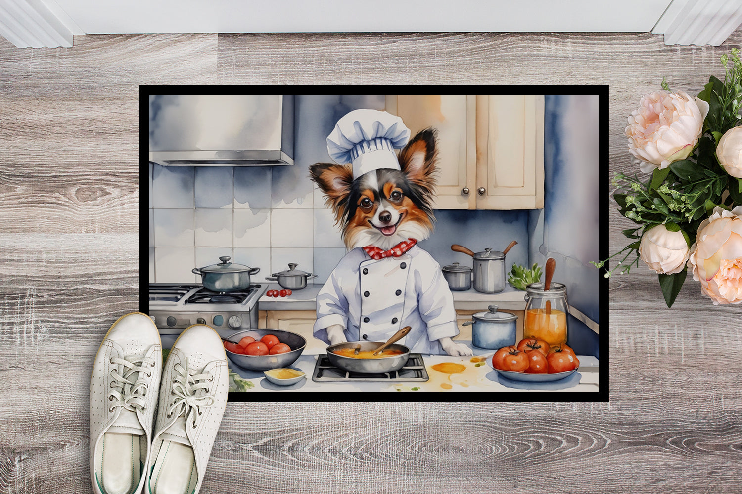 Papillon The Chef Doormat