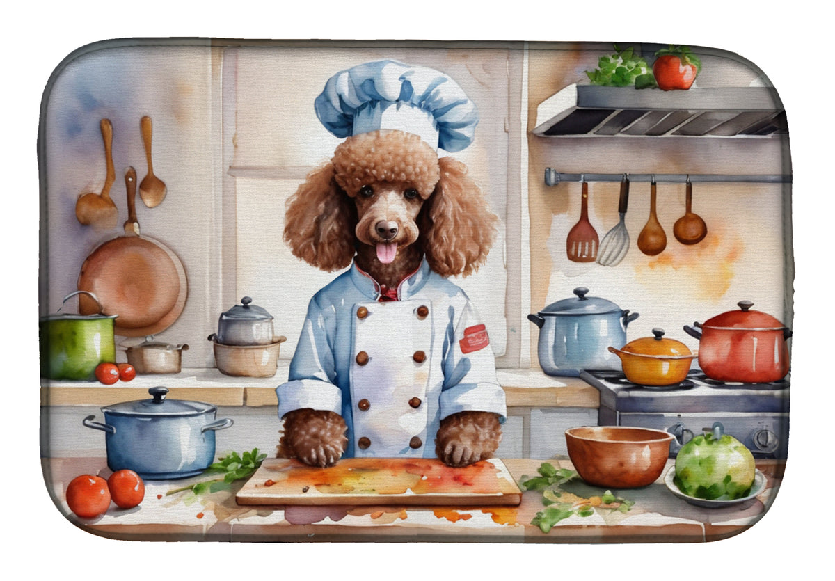 Buy this Chocolate Poodle The Chef Dish Drying Mat