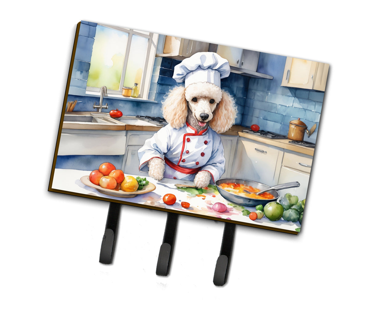 Buy this White Poodle The Chef Leash or Key Holder