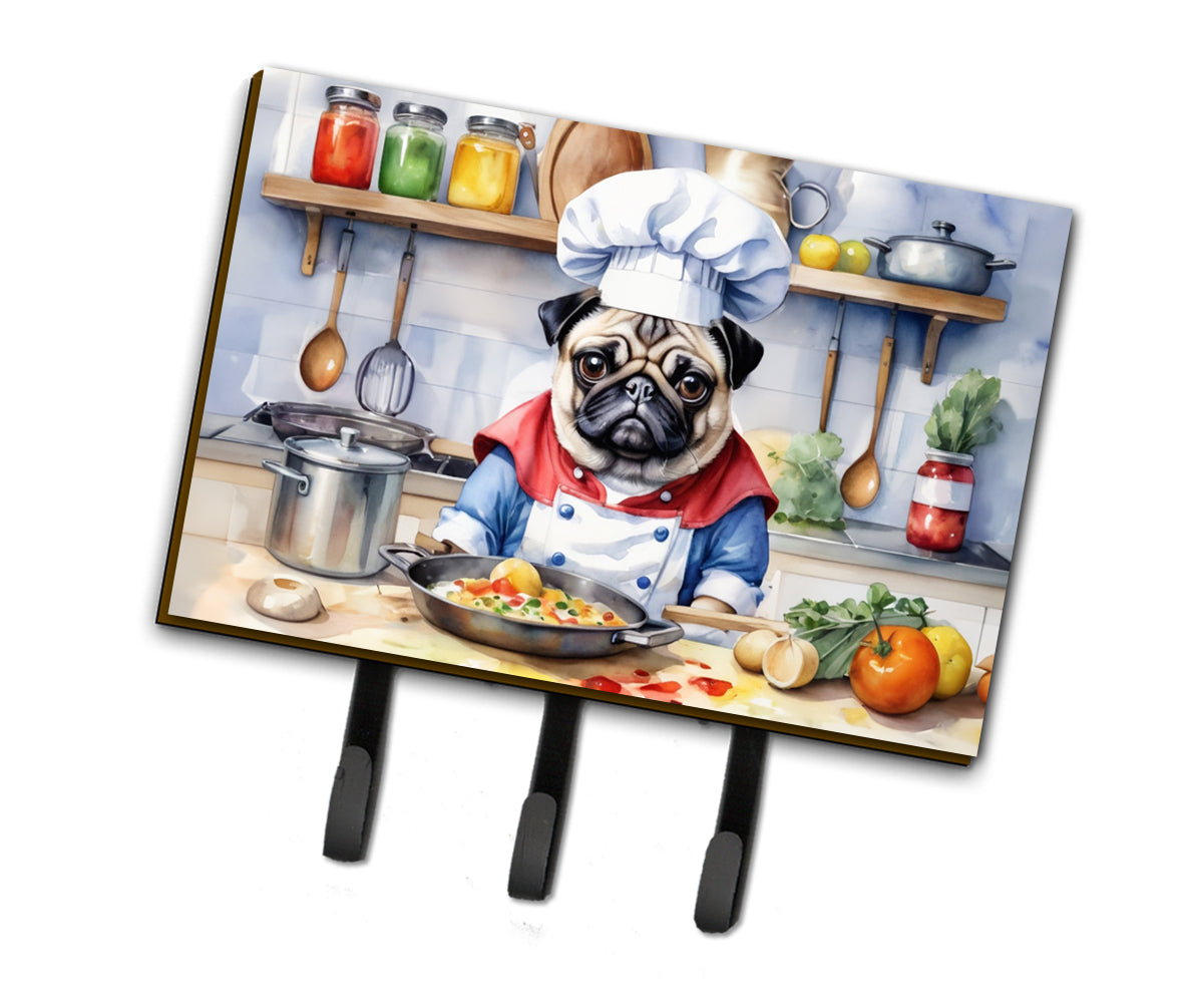 Buy this Pug The Chef Leash or Key Holder