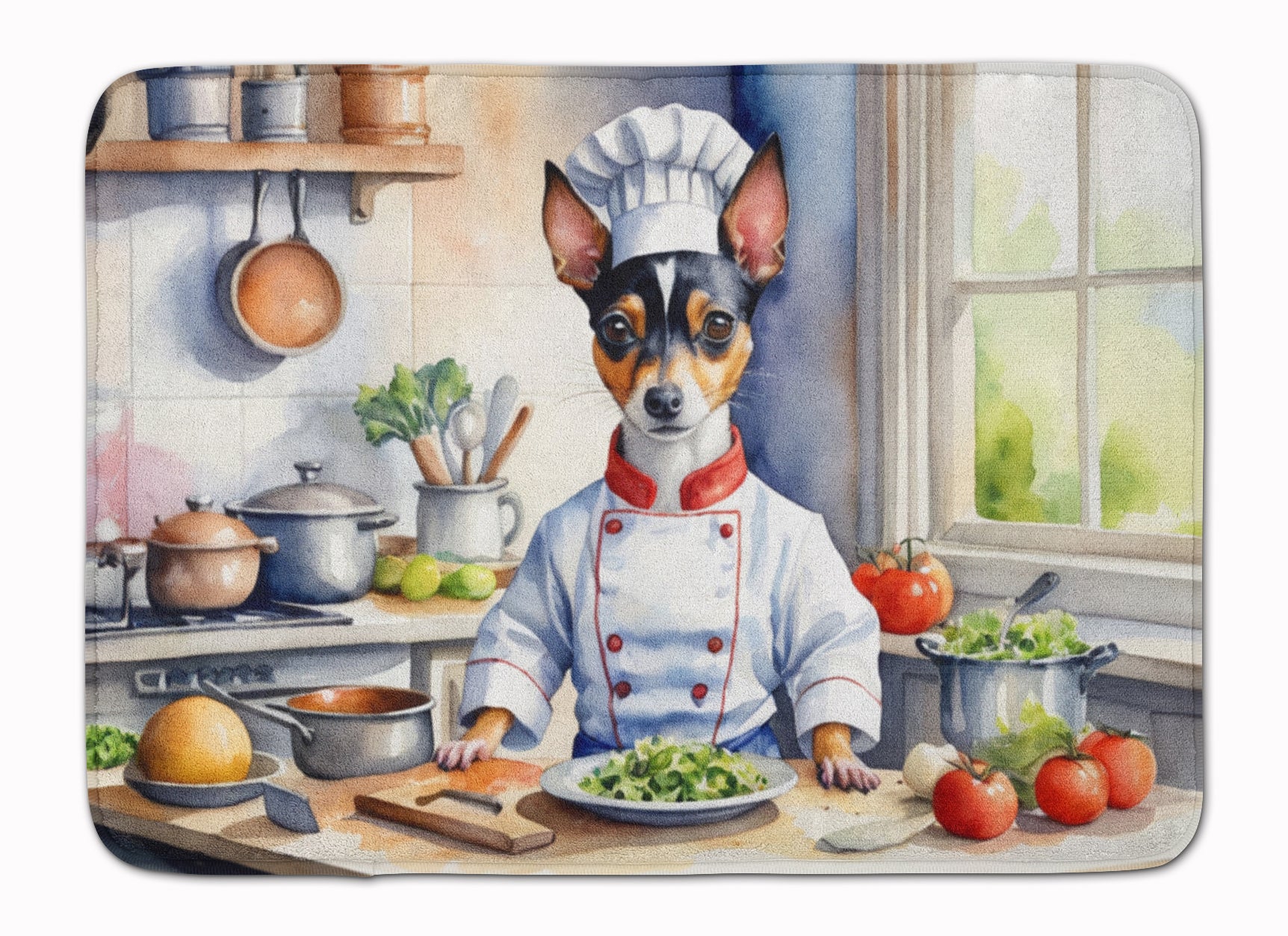 Buy this Rat Terrier The Chef Memory Foam Kitchen Mat