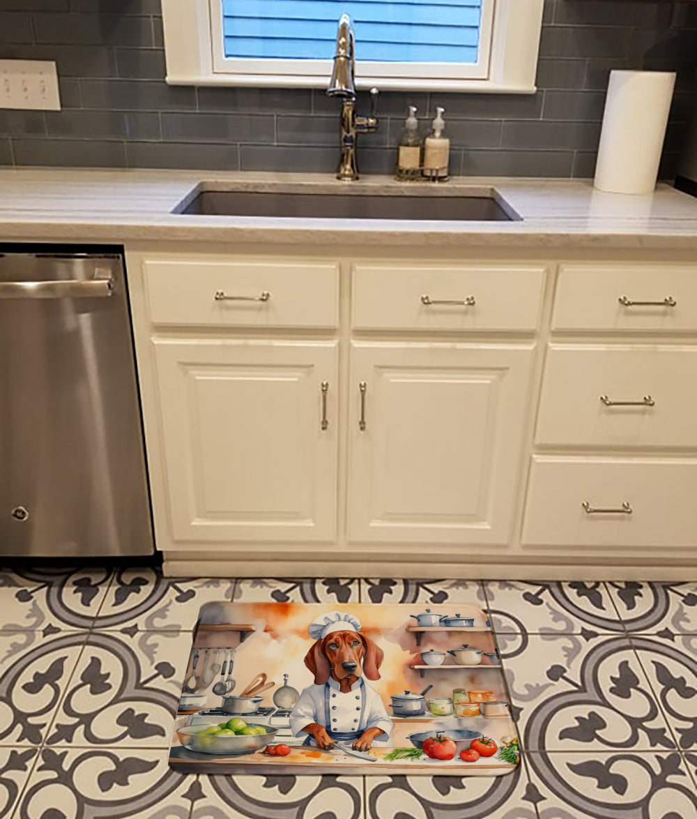 Buy this Redbone Coonhound The Chef Memory Foam Kitchen Mat