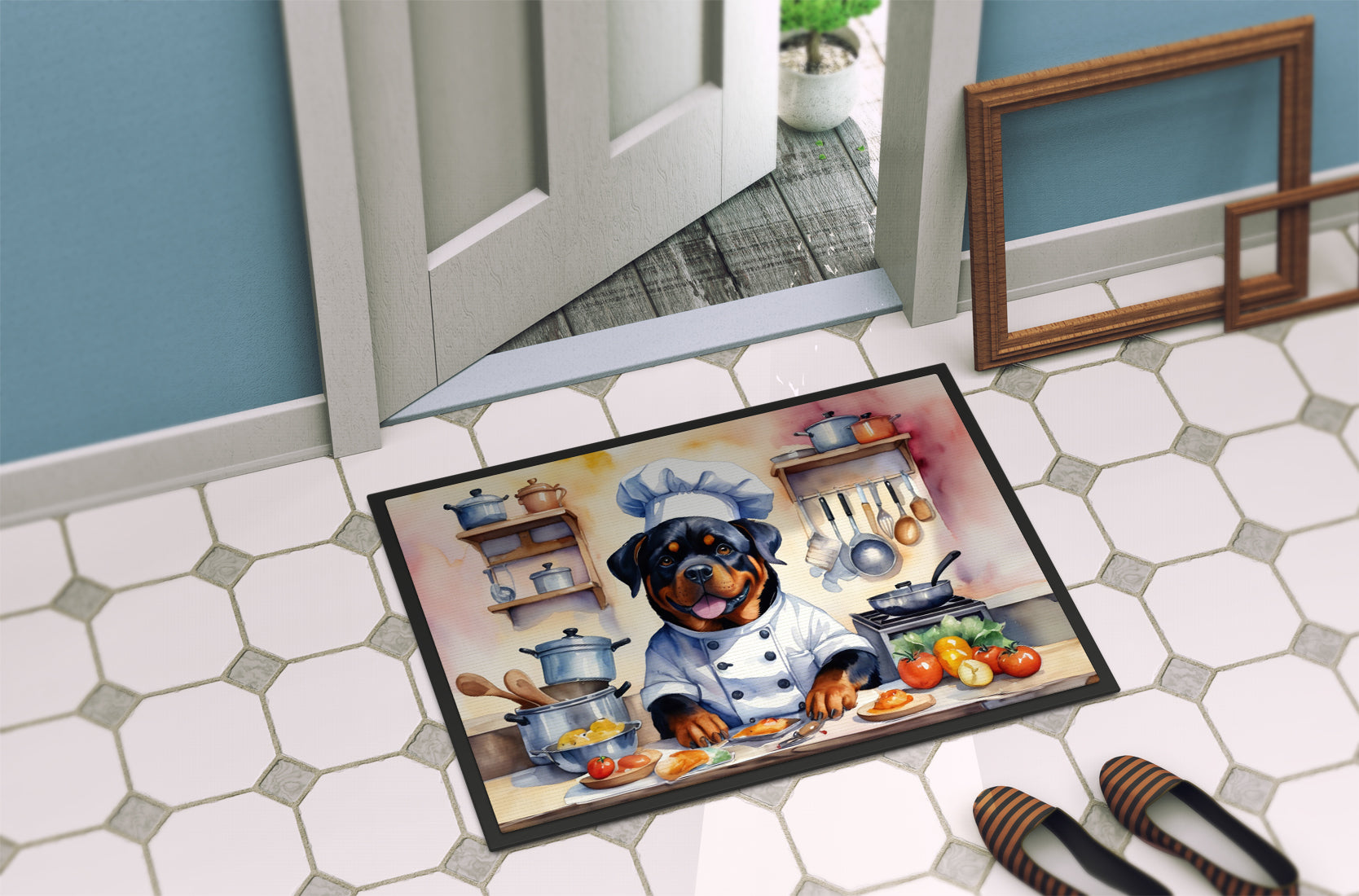 Rottweiler The Chef Doormat