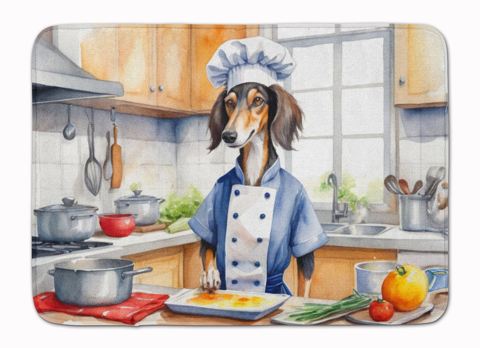 Buy this Saluki The Chef Memory Foam Kitchen Mat