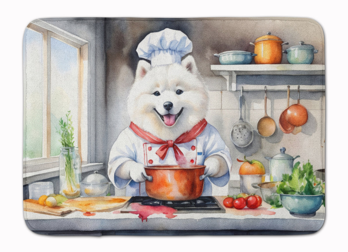 Buy this Samoyed The Chef Memory Foam Kitchen Mat