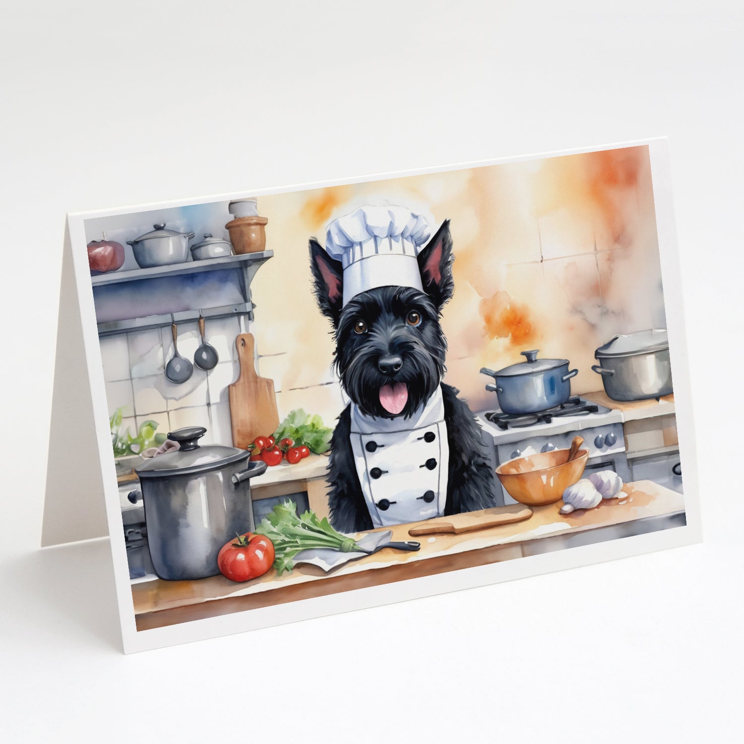 Buy this Scottish Terrier The Chef Greeting Cards Pack of 8